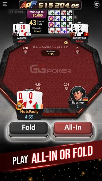 GGPoker UK - Real Online Poker (Покер Великобритания)  [МОД Много денег] Screenshot 5