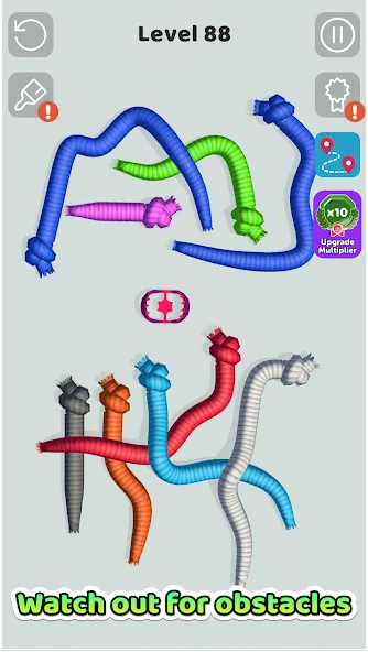 Tangled Snakes (Танглд Снейкс)  [МОД Unlocked] Screenshot 3