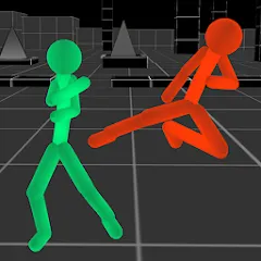 Скачать взлом Stickman Fighting Neon Warrior  [МОД Menu] - последняя версия apk на Андроид