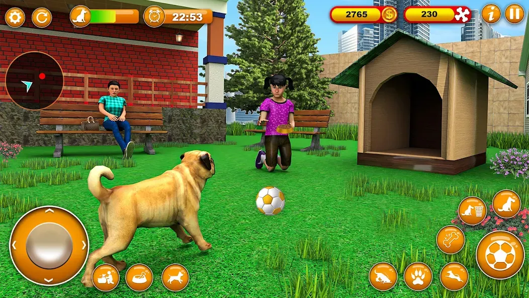 Pet Dog Family Adventure Games  [МОД Все открыто] Screenshot 2