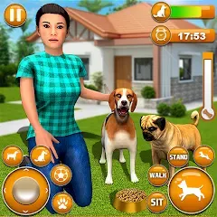 Взлом Pet Dog Family Adventure Games  [МОД Все открыто] - стабильная версия apk на Андроид