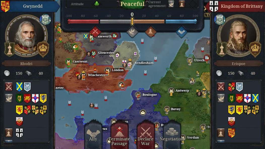 European War 7: Medieval (Европейская война 7)  [МОД Много монет] Screenshot 3