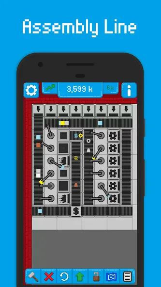Assembly Line (Ассемблей Лайн)  [МОД Бесконечные монеты] Screenshot 1