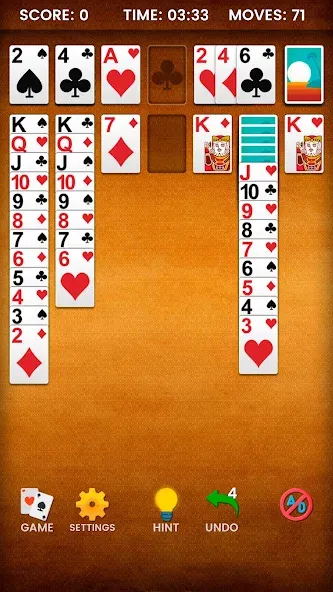 Klondike Solitaire (Клондайк солитер)  [МОД Unlimited Money] Screenshot 5