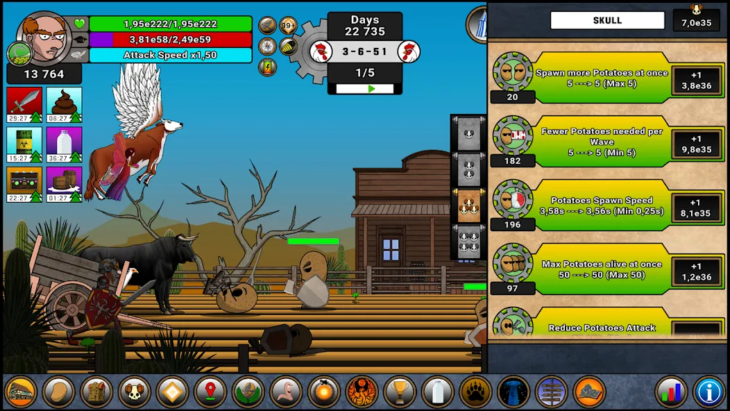 Farmer Against Potatoes Idle (Фармер против бездействия картошки)  [МОД Unlocked] Screenshot 2