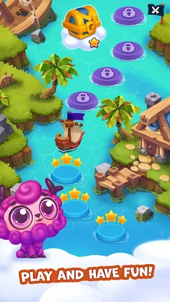 Pirate Treasures: Jewel & Gems  [МОД Menu] Screenshot 1