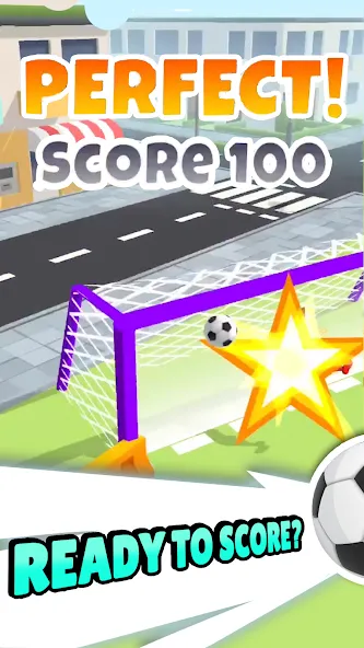 Crazy Kick! Fun Football game  [МОД Много монет] Screenshot 1