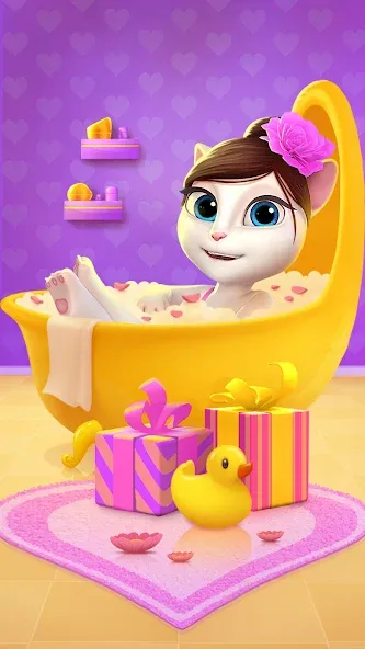 My Talking Angela  [МОД Бесконечные деньги] Screenshot 3