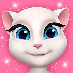 Скачать взломанную My Talking Angela  [МОД Бесконечные деньги] - стабильная версия apk на Андроид