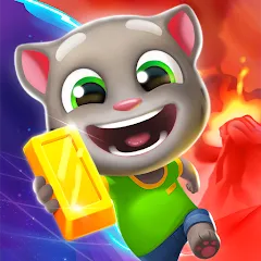 Взлом Talking Tom Time Rush  [МОД Unlimited Money] - полная версия apk на Андроид