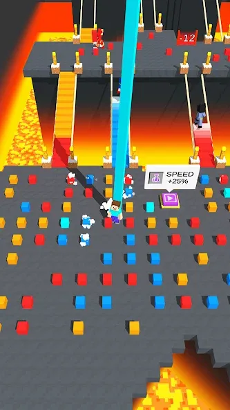 Craft Bridge Race (Крафт Бридж Рейс)  [МОД Бесконечные монеты] Screenshot 3