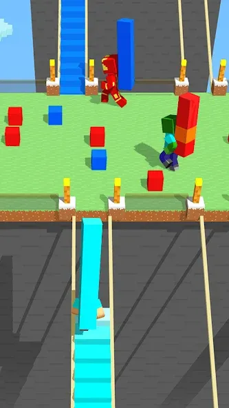 Craft Bridge Race (Крафт Бридж Рейс)  [МОД Бесконечные монеты] Screenshot 5