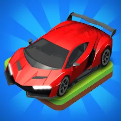 Скачать взломанную Merge Car - Idle Merge Cars (Мердж Кар)  [МОД Меню] - полная версия apk на Андроид