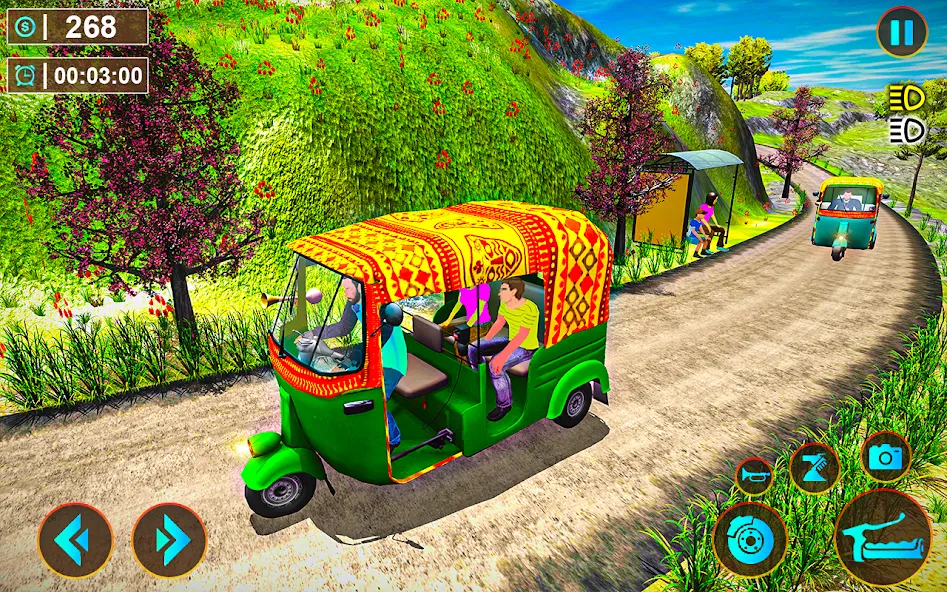 Tuk Tuk Offroad Auto Rickshaw (Тук Тук оффроуд автомобильный рикша)  [МОД Бесконечные монеты] Screenshot 2