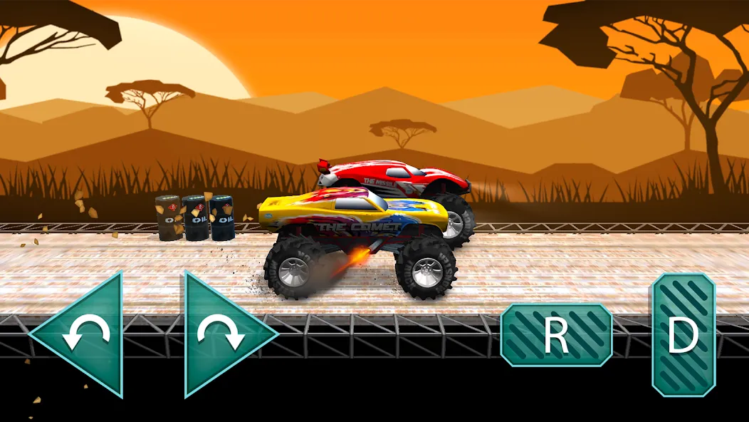 Monster truck: Extreme racing  [МОД Unlimited Money] Screenshot 4