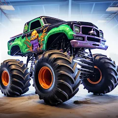 Скачать взломанную Monster truck: Extreme racing  [МОД Unlimited Money] - стабильная версия apk на Андроид