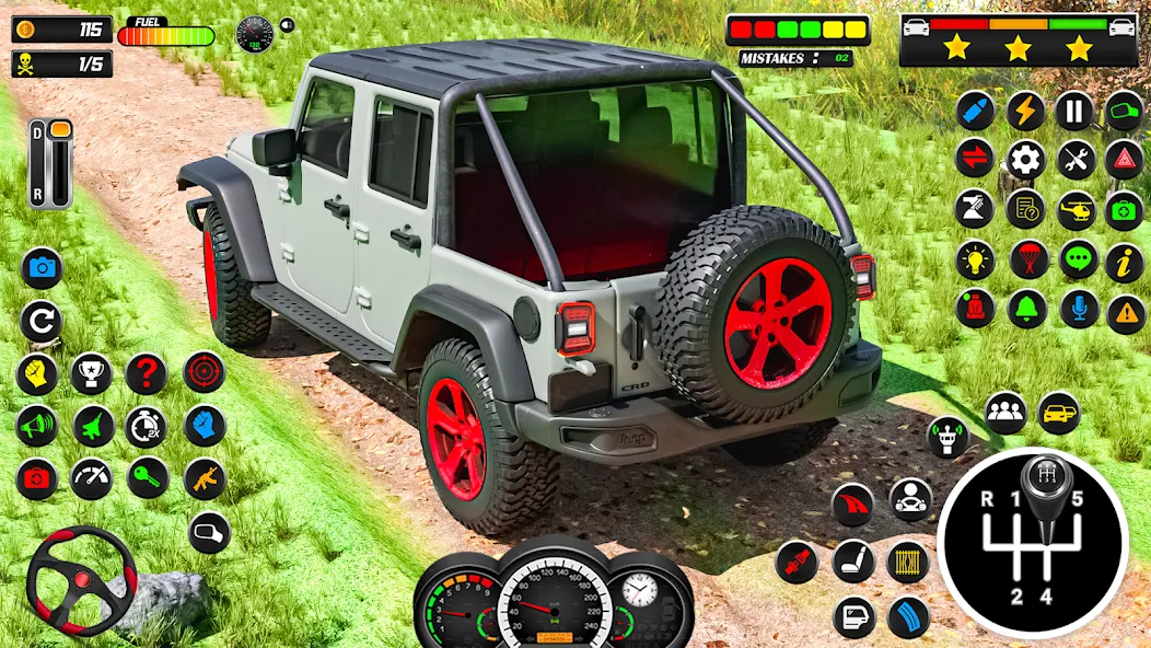 Offroad 4x4 Jeep Driving Game  [МОД Много денег] Screenshot 2