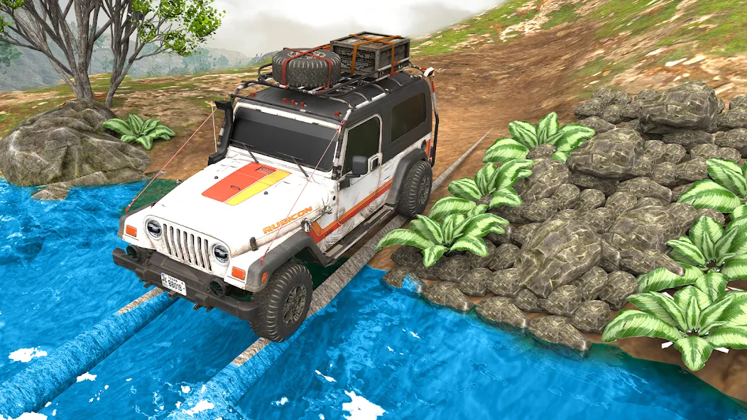 Offroad 4x4 Jeep Driving Game  [МОД Много денег] Screenshot 5