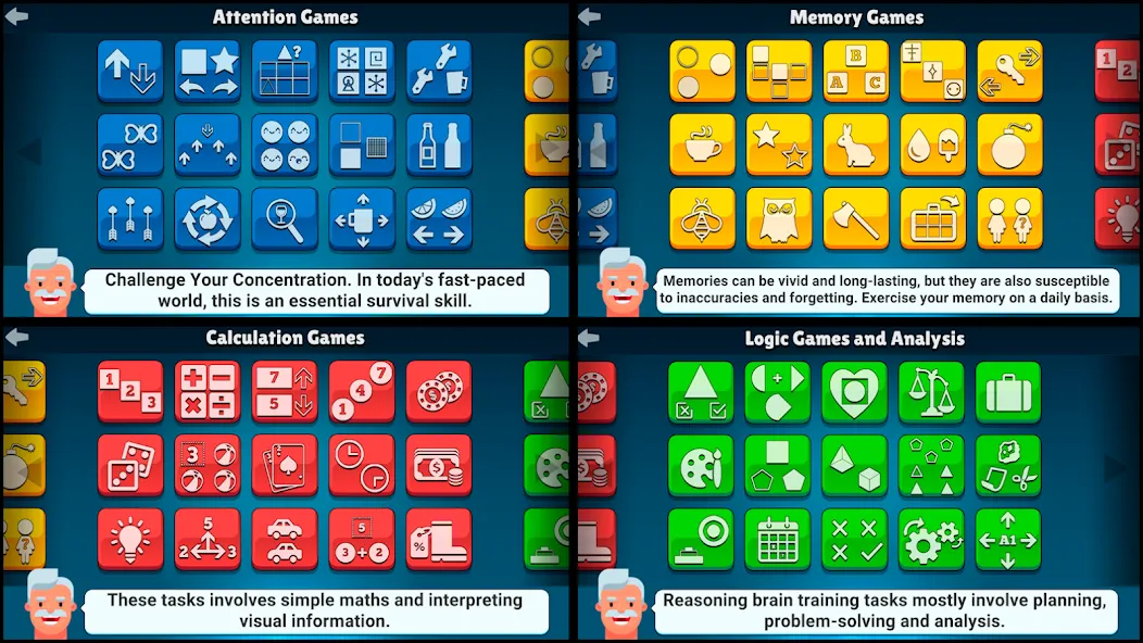 Neurobics: 60 Brain Games (Нейробика)  [МОД Много денег] Screenshot 2