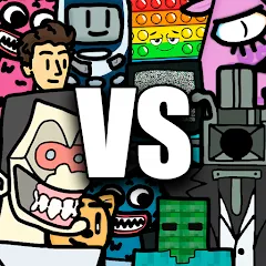 Взломанная Cartoon Battle  [МОД Бесконечные монеты] - полная версия apk на Андроид