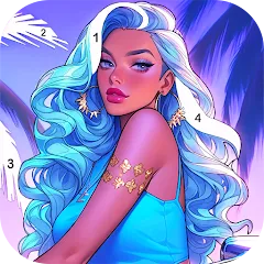 Скачать взлом Paint Color: Color by number  [МОД Unlocked] - полная версия apk на Андроид