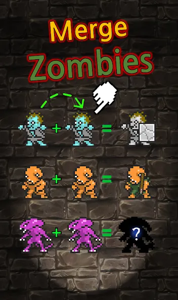 Grow Zombie VIP : Merge Zombie  [МОД Unlimited Money] Screenshot 1