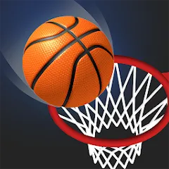 Скачать взломанную Dunk Stroke-3D Basketball (Дунк Строк)  [МОД Unlocked] - стабильная версия apk на Андроид