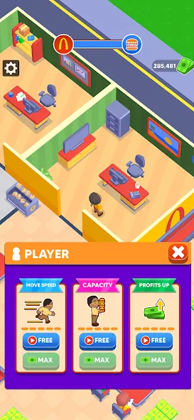 My Burger Shop: Burger Games (Май Бургер Шоп Игры)  [МОД Бесконечные деньги] Screenshot 4