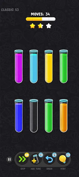 Color Water Sort Puzzle Games (Цветные игры сортировки воды)  [МОД Unlimited Money] Screenshot 2