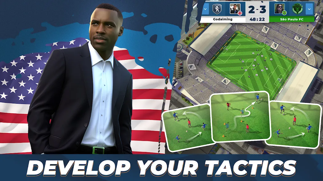 Soccer - Matchday Manager 24 (Матчдей Футбольный Менеджер 2023)  [МОД Много денег] Screenshot 2