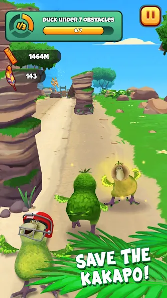 Kakapo Run: Animal Rescue Game (Какапо Ран)  [МОД Много денег] Screenshot 3