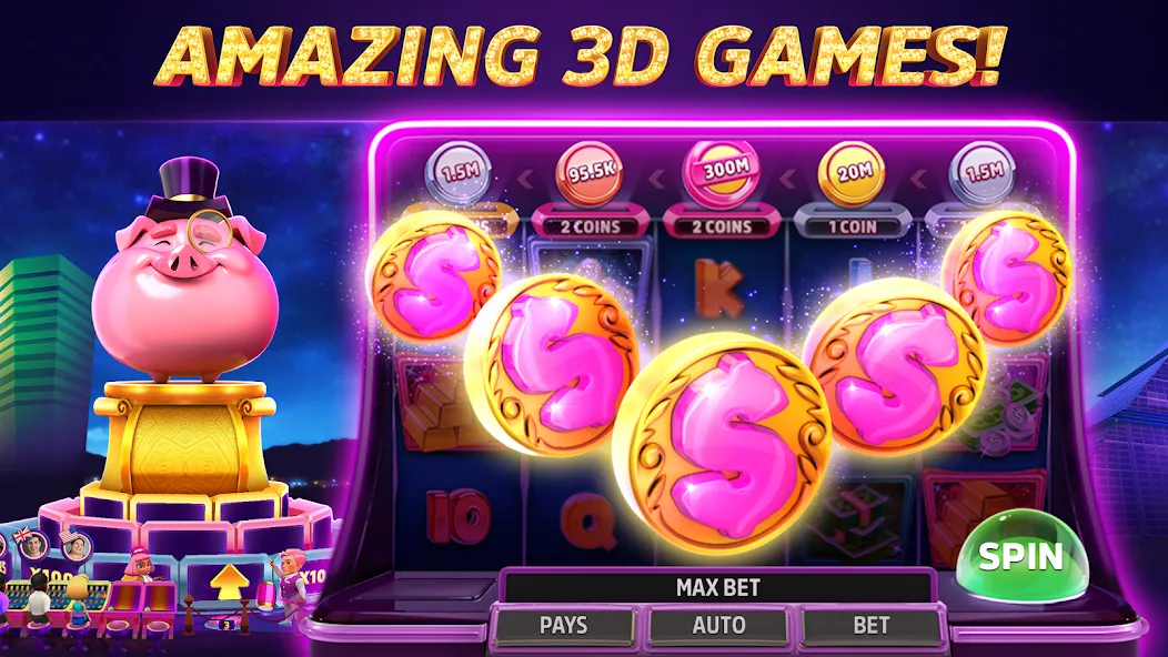 POP! Slots™ Vegas Casino Games  [МОД Unlocked] Screenshot 4