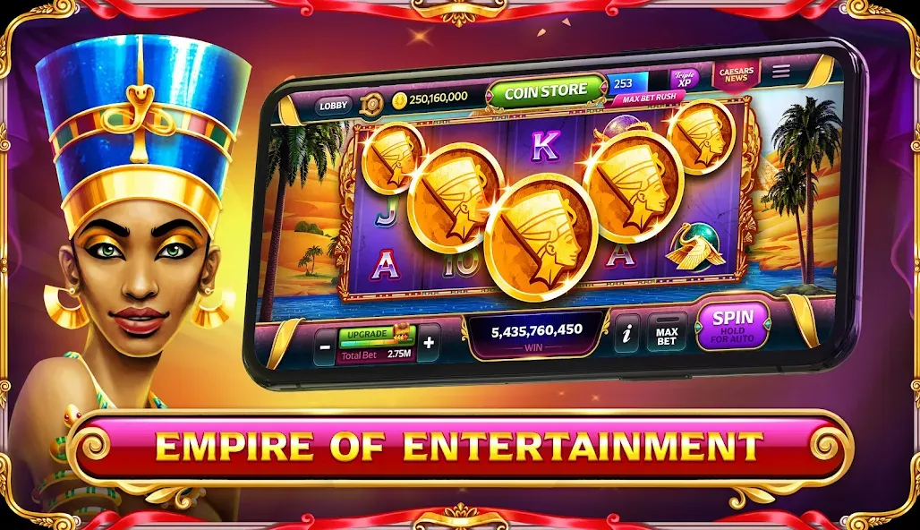 Caesars Slots: Casino Games (Сизарс Слотс)  [МОД Много монет] Screenshot 5