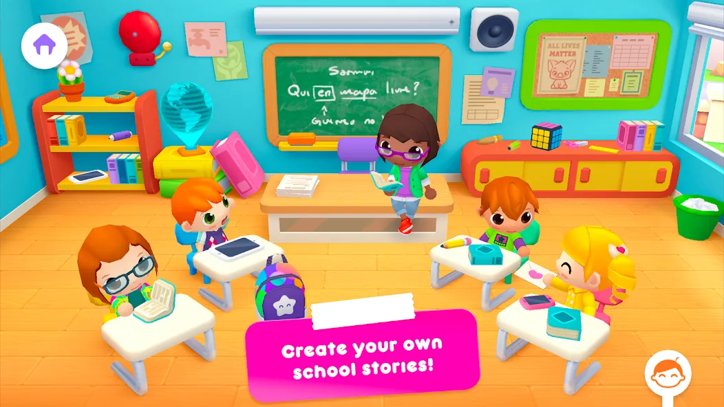 Sunny School Stories (Санны Скул Сториз)  [МОД Unlocked] Screenshot 1