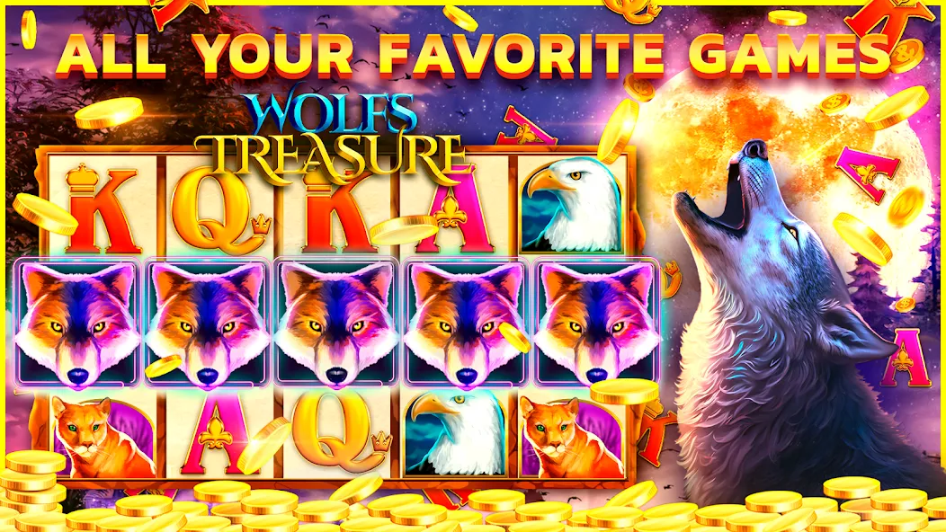 Legandary slots Casino Games  [МОД Unlimited Money] Screenshot 1