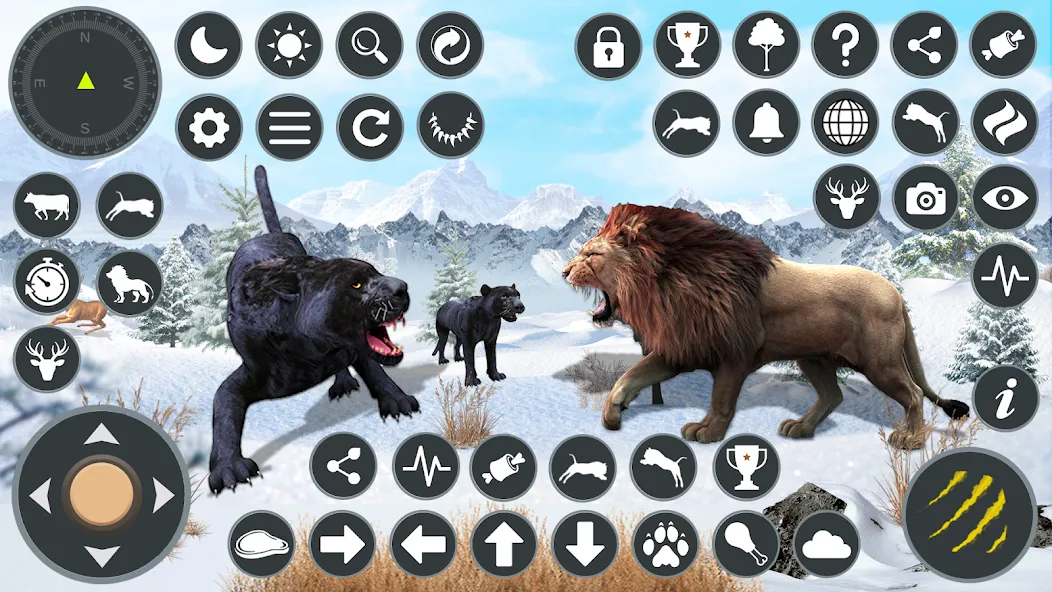 Wild Black Panther Games  [МОД Много денег] Screenshot 2