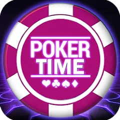 Скачать взломанную Poker Time- Pulsa Texas Holdem (Покер Тайм)  [МОД Unlimited Money] - стабильная версия apk на Андроид