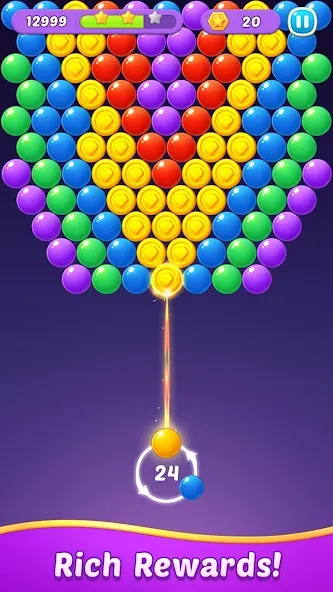 Bubble Shooter Gem Puzzle Pop (Бабл Шутер Драгоценный камень)  [МОД Menu] Screenshot 5