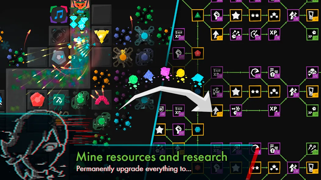 Infinitode 2 - Tower Defense (Инфинитод 2)  [МОД Все открыто] Screenshot 2