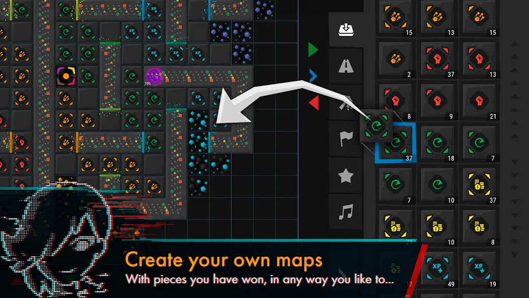 Infinitode 2 - Tower Defense (Инфинитод 2)  [МОД Все открыто] Screenshot 4