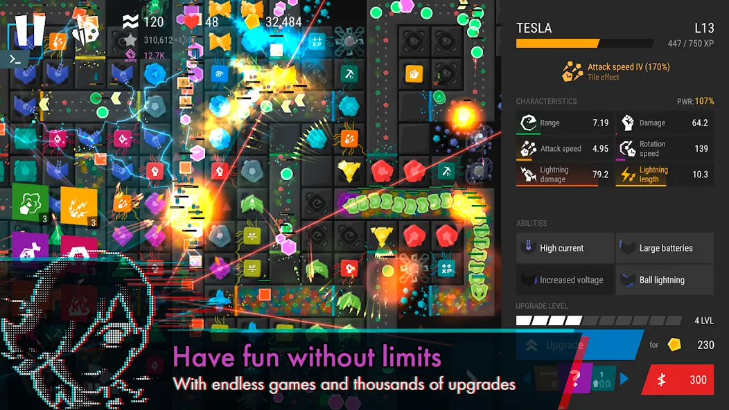 Infinitode 2 - Tower Defense (Инфинитод 2)  [МОД Все открыто] Screenshot 5