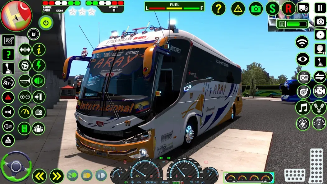 Euro Coach Bus Simulator 3D (Паблик Коуч Бас Драйвинг 3Д)  [МОД Бесконечные монеты] Screenshot 1