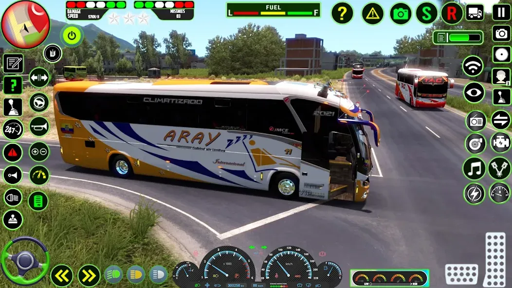 Euro Coach Bus Simulator 3D (Паблик Коуч Бас Драйвинг 3Д)  [МОД Бесконечные монеты] Screenshot 4