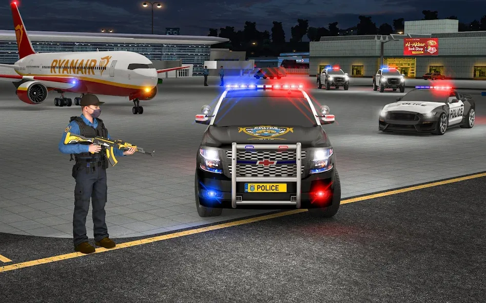 City Police Car Driving Games  [МОД Все открыто] Screenshot 4