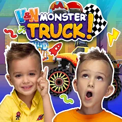 Скачать взломанную Monster Truck Vlad & Niki  [МОД Unlimited Money] - стабильная версия apk на Андроид