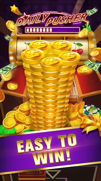 Daily Pusher Slots 777 (Дейли Пушер Слотс 777)  [МОД Unlimited Money] Screenshot 1