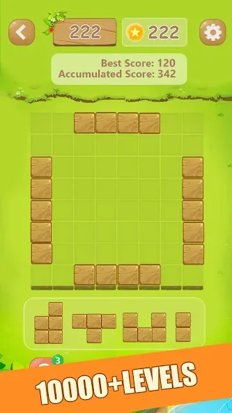 Puzzle Green Blocks (Пазл Зеленые Блоки)  [МОД Много денег] Screenshot 2