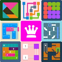 Скачать взломанную Puzzledom - puzzles all in one (Пазлдом)  [МОД Бесконечные деньги] - стабильная версия apk на Андроид