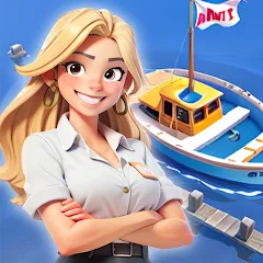 Взломанная Idle Seafood Market -Tycoon (Айдл Сифуд Маркет)  [МОД Unlimited Money] - стабильная версия apk на Андроид