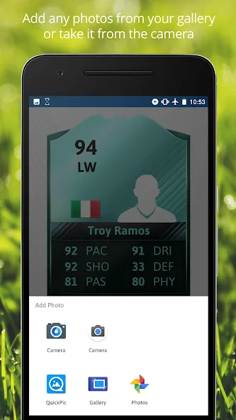 FUT Card Creator 23 (ФУТ Кард Криэйтор 23)  [МОД Бесконечные деньги] Screenshot 5